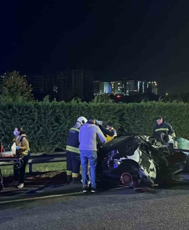 Çerkezköy-Kapaklı yolunda feci kaza: 1 ölü, 1 yaralı