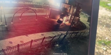 Çerkezköy’de çocuk parkında yangın