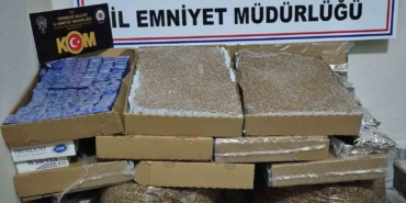 Çerkezköy’de kaçak tütün operasyonu