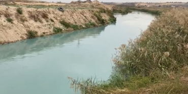 Çorlu Deresi turkuaz renge büründü