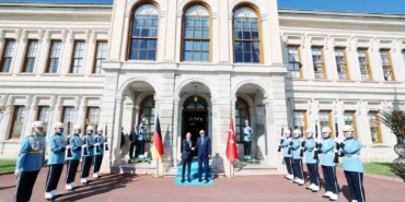 Cumhurbaşkanı Erdoğan, Almanya Başbakanı Olaf Scholz’u kabul etti