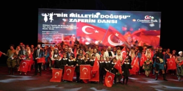 Cumhuriyet’in 101. yılında zaferin dansı sahnelendi