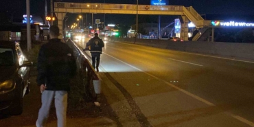 D-130’da feci kaza: Aracın çarptığı yaya ağır yaralandı