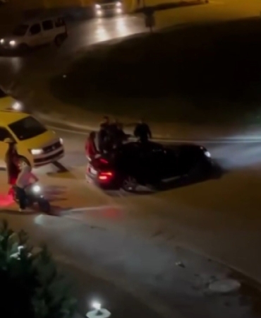 Drift atan magandalara mahalle sakinleri dur dedi