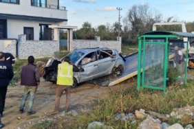 Duble yolda kontrolden çıkan otomobil takla attı: 3 ağır yaralı