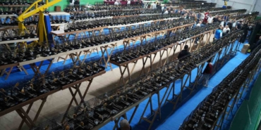 Dünyanın en yoğun katılımlı kanarya ırk yarışması Balıkesir’de yapıldı