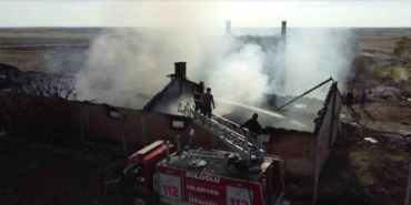 Edirne’de çiftlik yangını: Tavuklar ve arılar telef oldu