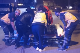 Edirne’de feci kaza: Devrilen motosikletten savrulan sürücü otomobilin altında kaldı