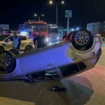 Edirne’de kontrolden çıkan otomobil takla attı: 2 yaralı