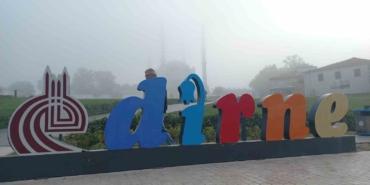 Edirne’de sonbaharın ilk sisi etkili oluyor