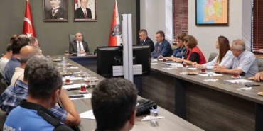 Emniyet Müdürü Kenan Kurt muhtarlarla bir araya geldi