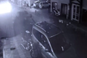 Esenler’de çatıdan düşen parçalardan saniyelerle kurtuldu