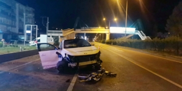 Eski belediye başkanının oğlu kazada ağır yaralandı