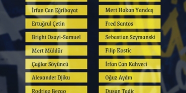 Fenerbahçe’nin Samsunspor maçı kamp kadrosu belli oldu