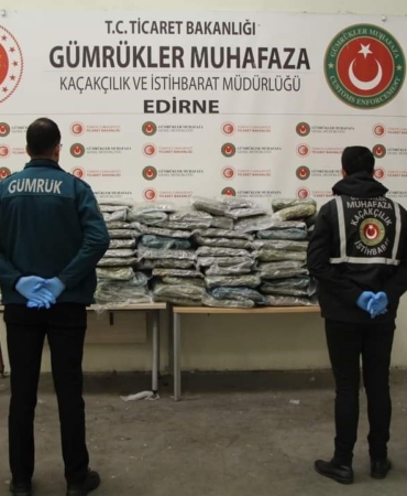 Hamzabeyli sınır kapısında esrar ve kokain yakalandı