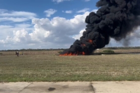 Havalimanında ’Kaza Kırım ve Yangınla Mücadele Tatbikatı’