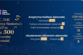 İGÜ, THE Dünya Üniversiteleri Sıralaması 2025’te 1001-1200 bandında yer alarak büyük bir başarıya imza attı