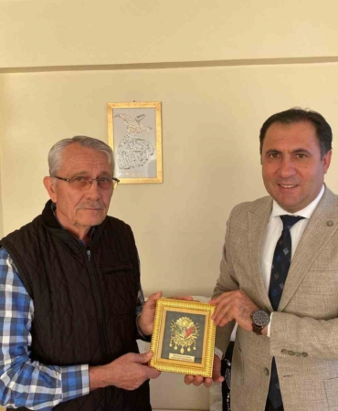 İl Müdürü Türkoğlu, Kıbrıs Gazisi Durak’ı ziyaret etti