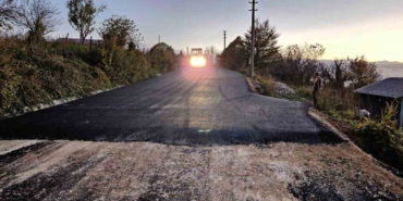 İzmit İslamköy Kurtdere yolu asfaltlandı