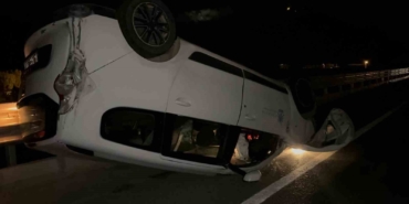 İznik’te feci kaza: Araç metrelerce sürüklendi, 1 kişi yaralandı