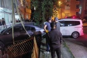 Kağıthane’de freni boşalan ticari araç park halindeki otomobile çarptı: 2 yaralı
