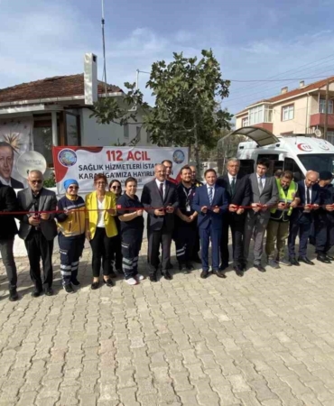 Karabiga 112 Acil Sağlık Hizmetleri İstasyonu hizmete başladı