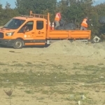 Karayolları Genel Müdürlüğüne bağlı ekipler torbalar dolusu çöpü ormana attı