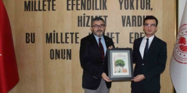 Kaymakam Ardal’dan, Rektör Kaplancıklı’ya tablo