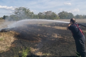 Kırklareli’de anız yangını