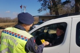 Kırklareli’de dron destekli trafik denetimi