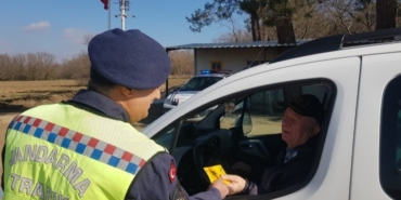 Kırklareli’de dron destekli trafik denetimi