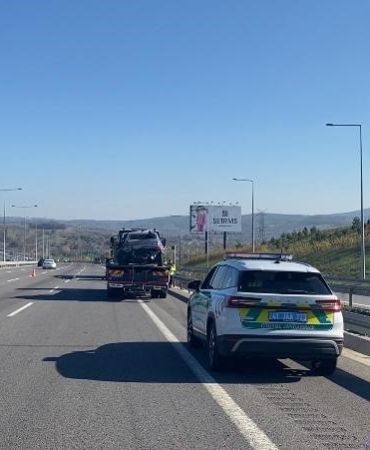 Kuzey Marmara Otoyolu’nda otomobiller çarpıştı: 5 yaralı