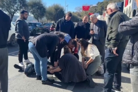 Lüks cipe çarpan motosikletli zabıta yaralandı: Ağlayan kadın sürücü bir an olsun başından ayrılmadı