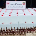 Lüleburgaz’da 3 bin 360 litre etil alkol ele geçirildi, 2 kişi yakalandı