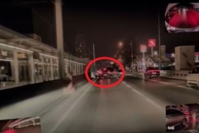 Makas sonrası kaza kamerada...