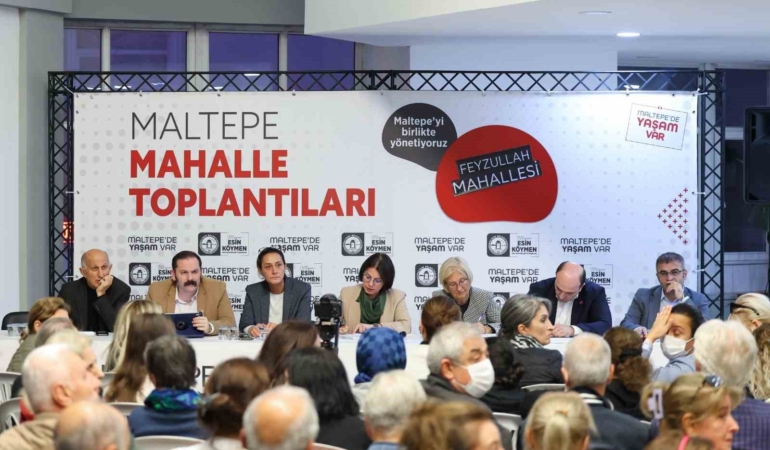 Maltepe’de mahalle toplantılarının 8’inci durağı “Feyzullah” oldu