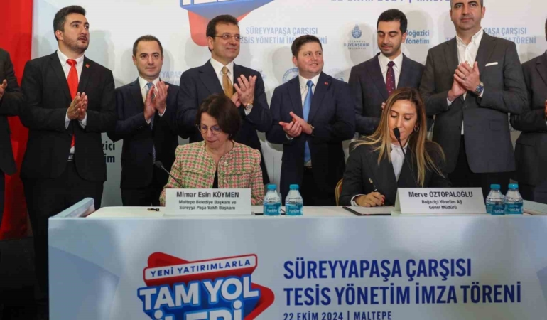 Maltepe’de Süreyyapaşa Çarşısı için imzalar atıldı