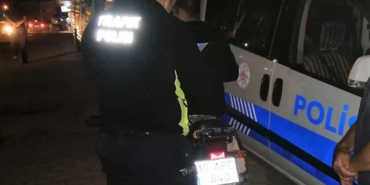 Manyas’ta kurallara uymayan motosikletlilere ceza yağdı