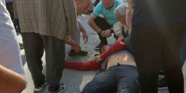 Otomobil ile motosiklet çarpıştı: 1 yaralı