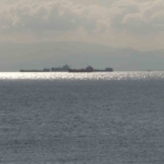 Pendik açıklarında gemi yangını