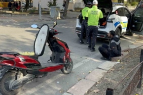 Polisten kaçan motosiklet sürücüsü kovalamaca sonucu yakalandı