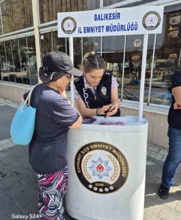 Polis’ten KADES bilgilendirme çalışması