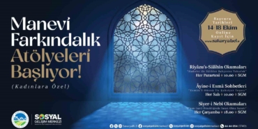 SGM’de Manevi Farkındalık Atölyesi başlıyor