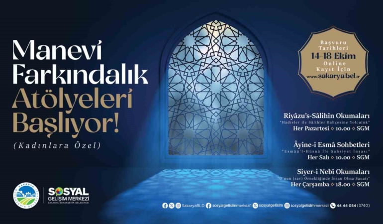 SGM’de Manevi Farkındalık Atölyesi başlıyor