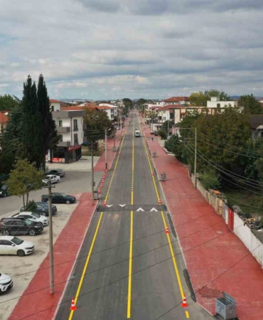 Sil baştan yenilenen Küpçüler Caddesi’ne renk katan dokunuş
