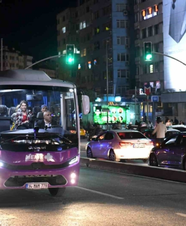 Şişli’de “Mekik+ Ücretsiz Gece Ulaşım Servisi” hizmete başladı