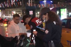 Taksim’de helikopter destekli ’huzur uygulaması’