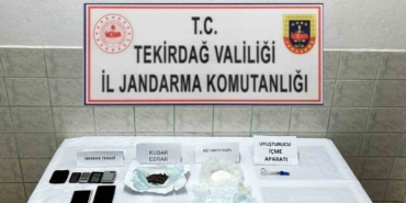 Tekirdağ’da kaçak alkol ve uyuşturucu operasyonu
