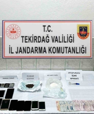 Tekirdağ’da kaçak alkol ve uyuşturucu operasyonu
