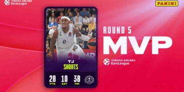THY Euroleague’de 5. haftanın MVP’si TJ Shorts oldu